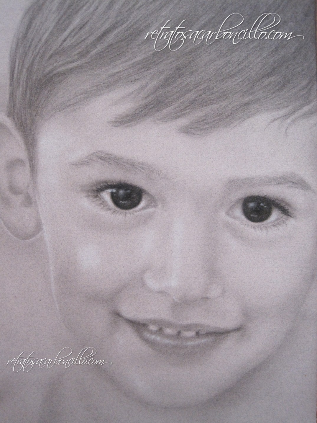 Retrato a carboncillo