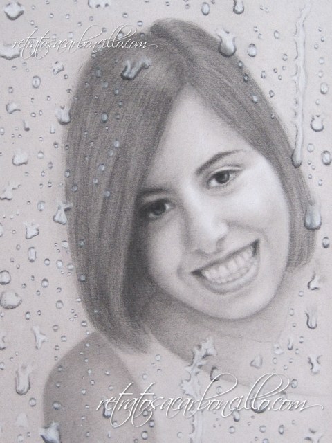 Retrato a carboncillo