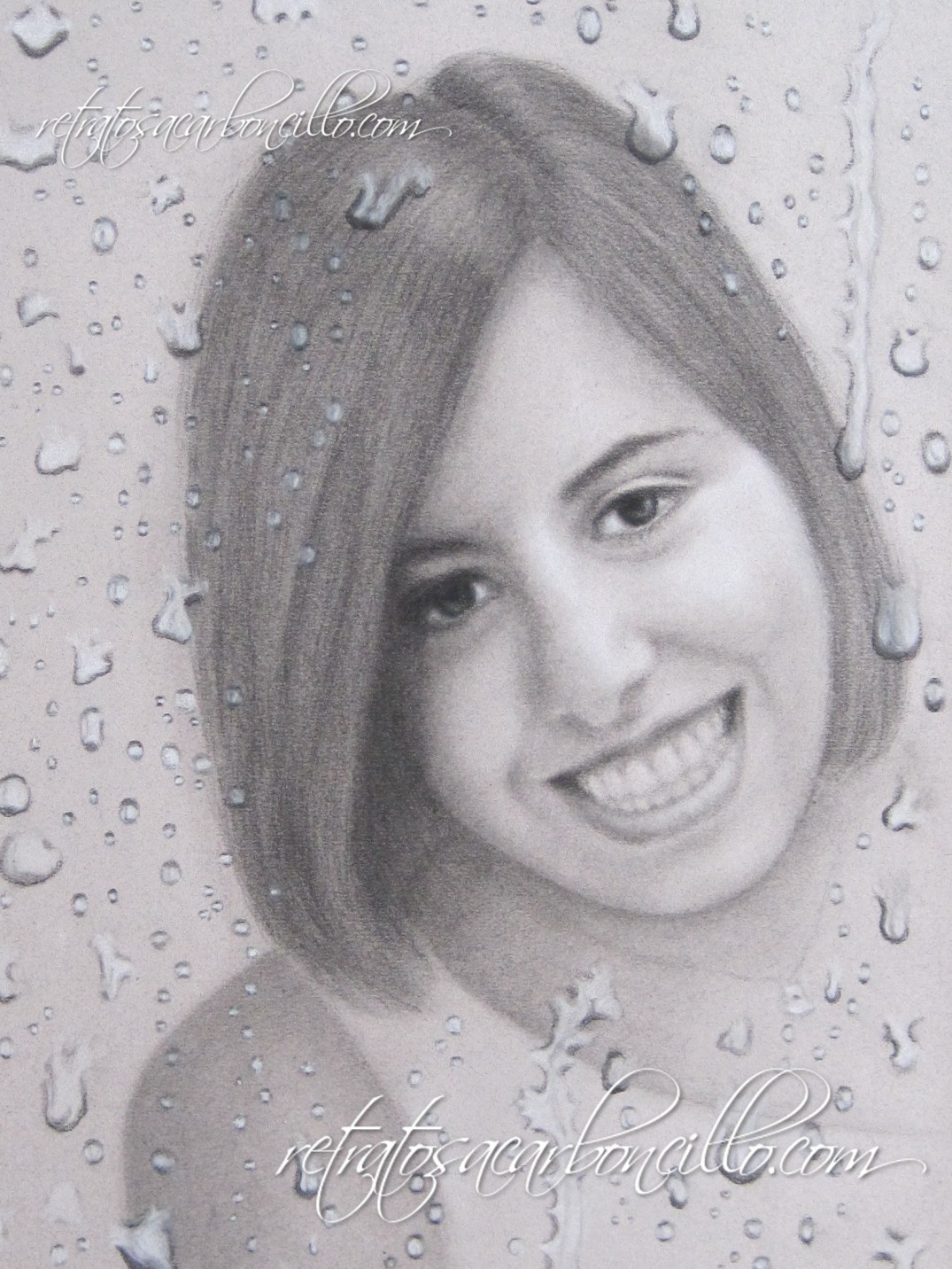 Retrato a carboncillo