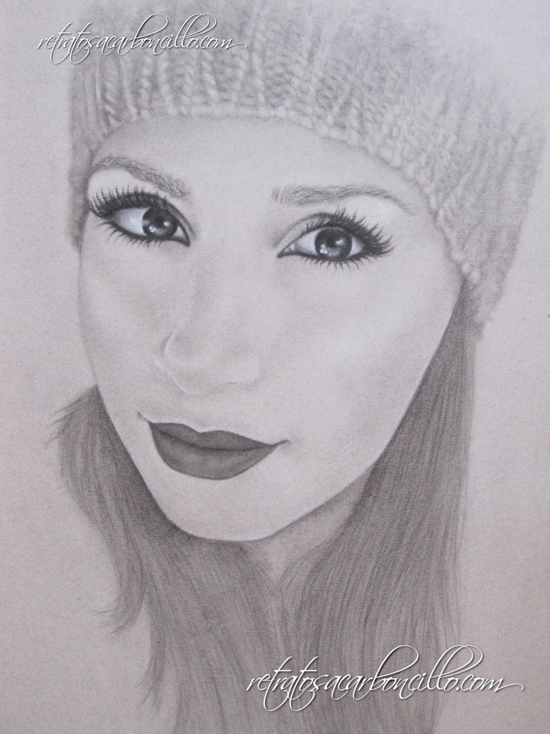 Retrato a carboncillo